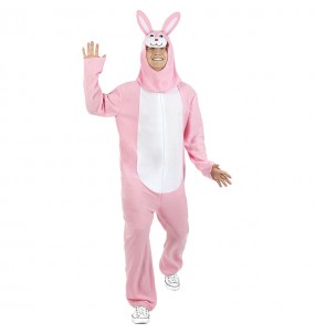 Disfraz de Conejo rosa adulto unisex
