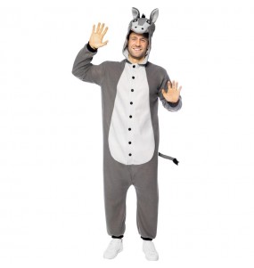 Disfraz de Burro kigurumi para hombre