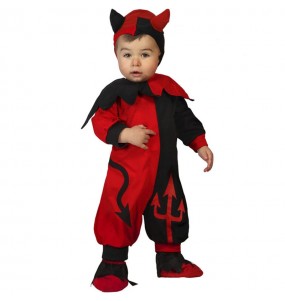 Disfraz de Demonio Rojo y Negro para bebé