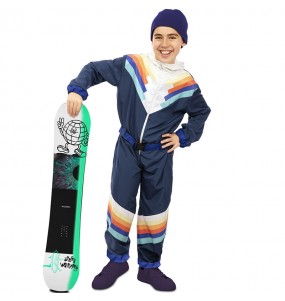 Disfraz de Esquiador Snowboard para niño