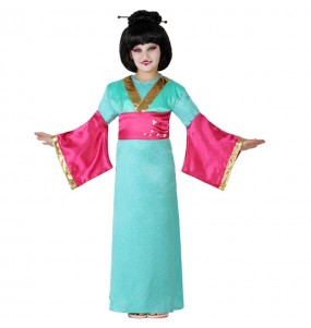 Disfraz de Geisha tradicional talla grande para mujer