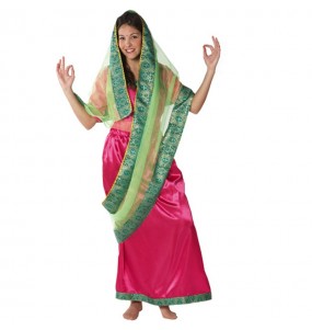 Disfraz de India Bollywood chica barato
