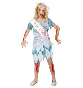 Disfraz de Miss Zombie para niña