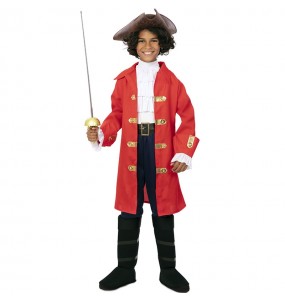 Disfraz de Pirata Garfio elegante para niño