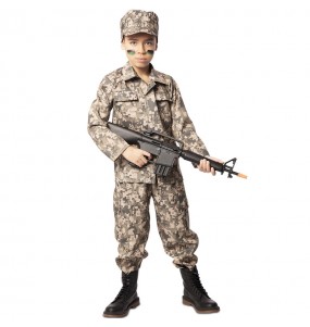 Disfraz de Soldado de Combate para niña