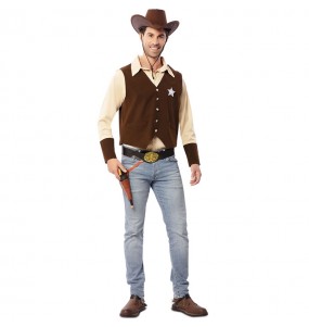 Disfraz de Vaquero Sheriff del Oeste para hombre