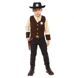 Disfraz de Vaquero Sheriff del Oeste para niño