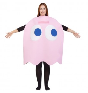 Disfraz de Fantasma Pac-Man Pinky adulto unisex