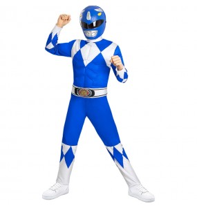 Disfraz de Power Ranger Azul para niño