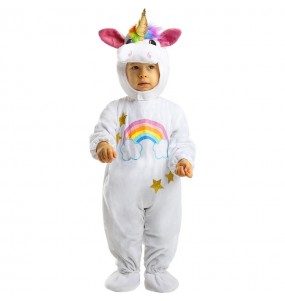 Disfraz de Unicornio arcoiris para bebé