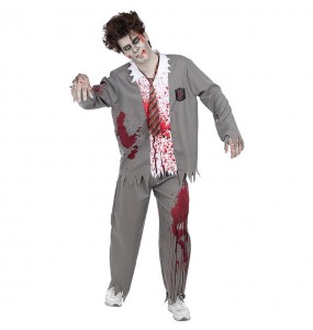 Disfraz de Colegial zombie para hombre