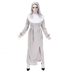 Disfraz de Monja zombie fantasma para mujer