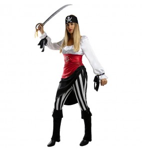 Disfraz de Pirata Aventurera para mujer