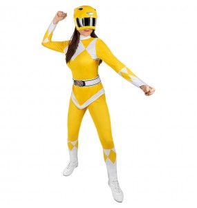 Disfraz de Power Ranger Amarillo para mujer