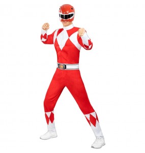 Disfraz de Power Ranger Rojo para hombre
