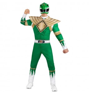 Disfraz de Power Ranger Verde para hombre