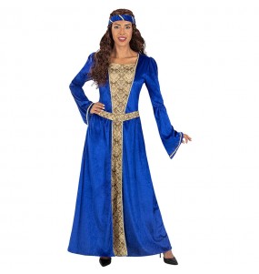 Disfraz de Princesa medieval Oriana para mujer