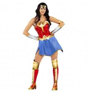 Disfraz de Superheroína Wonder Woman en Themyscira para mujer