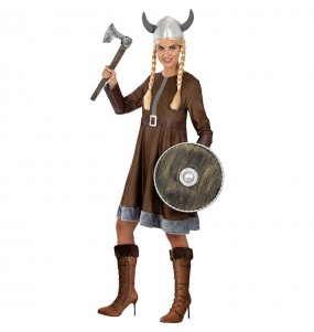 Disfraz de Vikinga noruega para mujer