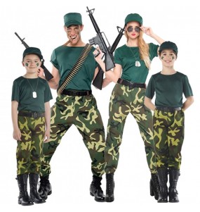Disfraz de Soldado Militar para mujer