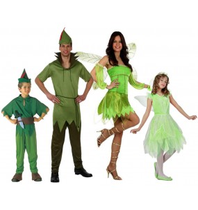 Grupo Disfraces de Peter Pan y Campanilla