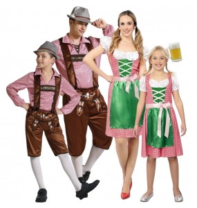 Disfraces Alemanes Clásicos Oktoberfest para grupos y familias