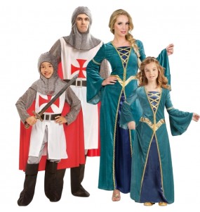 Disfraces Cruzados y Princesas Medievales para grupos y familias