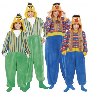 Disfraces Epi y Blas Kigurumi para grupos y familias