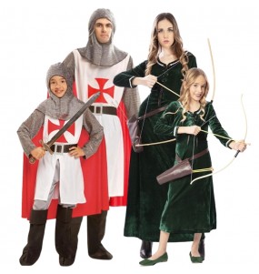 Disfraces Guerreros Medievales para grupos y familias