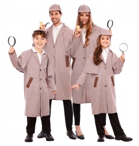 Disfraces Investigadores Sherlock Holmes para grupos y familias