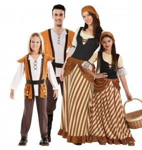 Disfraces Mesoneros Medievales para grupos y familias