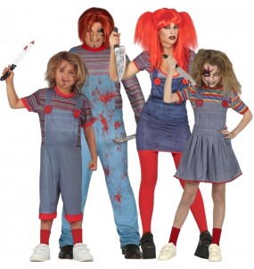 Disfraces Muñecos Killer Chucky para grupos y familias