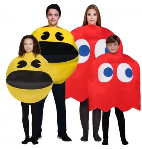 Disfraces Pac-Man para grupos y familias