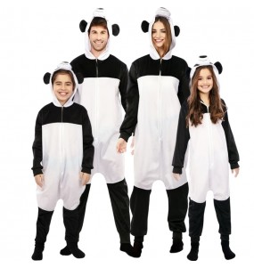 Disfraces Pandas Gigantes Kigurumi para grupos y familias