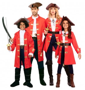 Disfraces Piratas Garfio Elegantes para grupos y familias