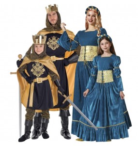 Disfraces Reyes y Doncellas Medievales para grupos y familias