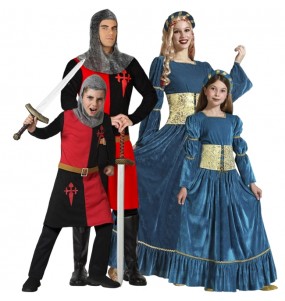 Disfraces Soldados y Doncellas Medievales para grupos y familias