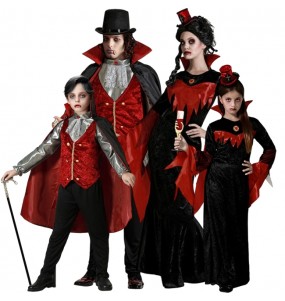 Disfraces Vampiros Inmortales para grupos y familias