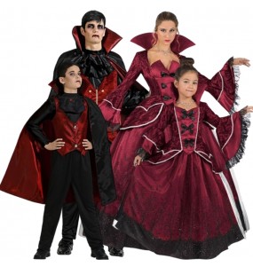 Disfraces Vampiros Reales para grupos y familias