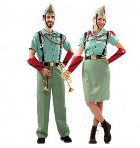 Disfraz de pareja de oficiales militares: Disfraces parejas,y disfraces  originales baratos - Vegaoo