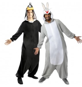 Bugs Bunny y el Pato Lucas para disfrazarte en pareja