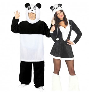 Osos Panda para disfrazarte en pareja