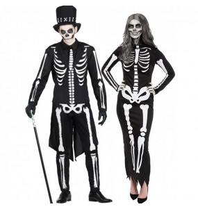 Esqueletos Elegantes para disfrazarte en pareja