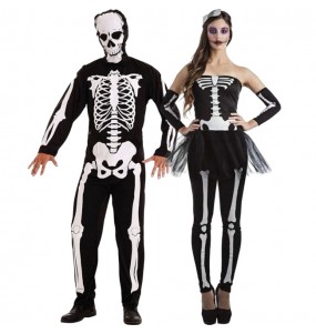 Esqueletos Nocturnos para disfrazarte en pareja