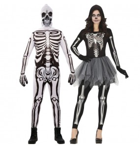 Esqueletos Tenebrosos para disfrazarte en pareja