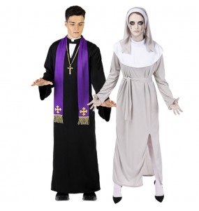 Exorcista y Monja Poseída para disfrazarte en pareja