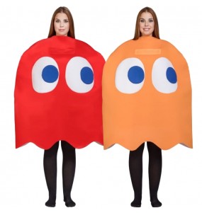 Fantasmas Pac-Man para disfrazarte en pareja