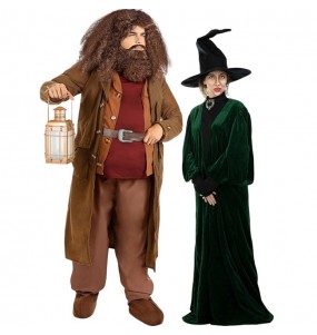 Hagrid y McGonagall de Hogwarts para disfrazarte en pareja