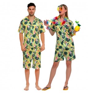 Hawaianos Tropicales para disfrazarte en pareja