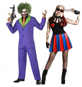 Joker y Arlequina Villana para disfrazarte en pareja